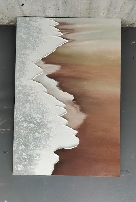 Minimalistisk Vægkunst i Akryl
