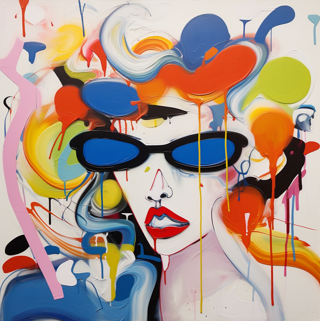 Pop Art Maleri i Akryl