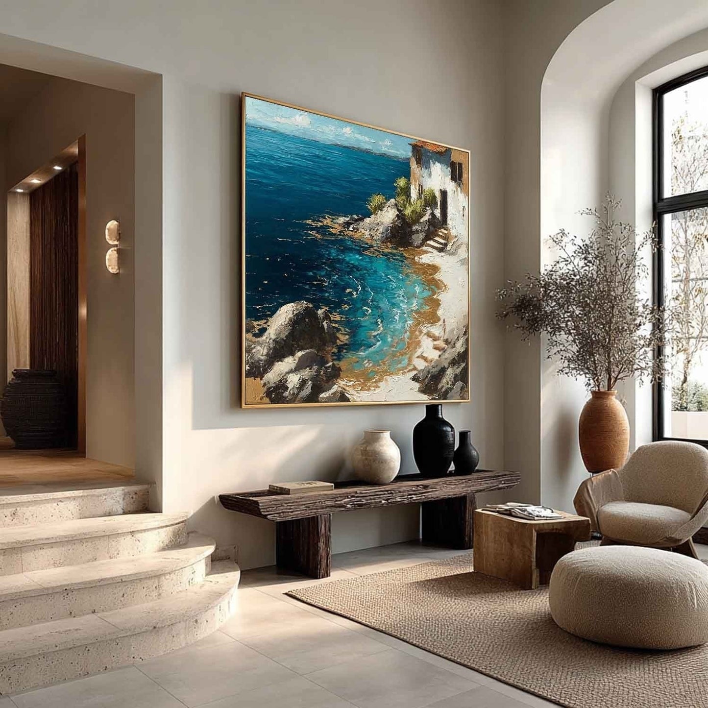 Mediterranean Maleri i Akryl
