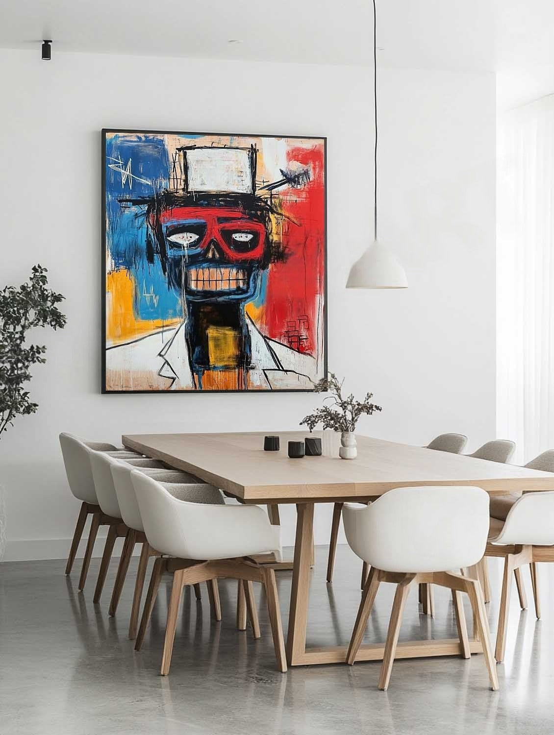 Vægkunst Figur i Keramik