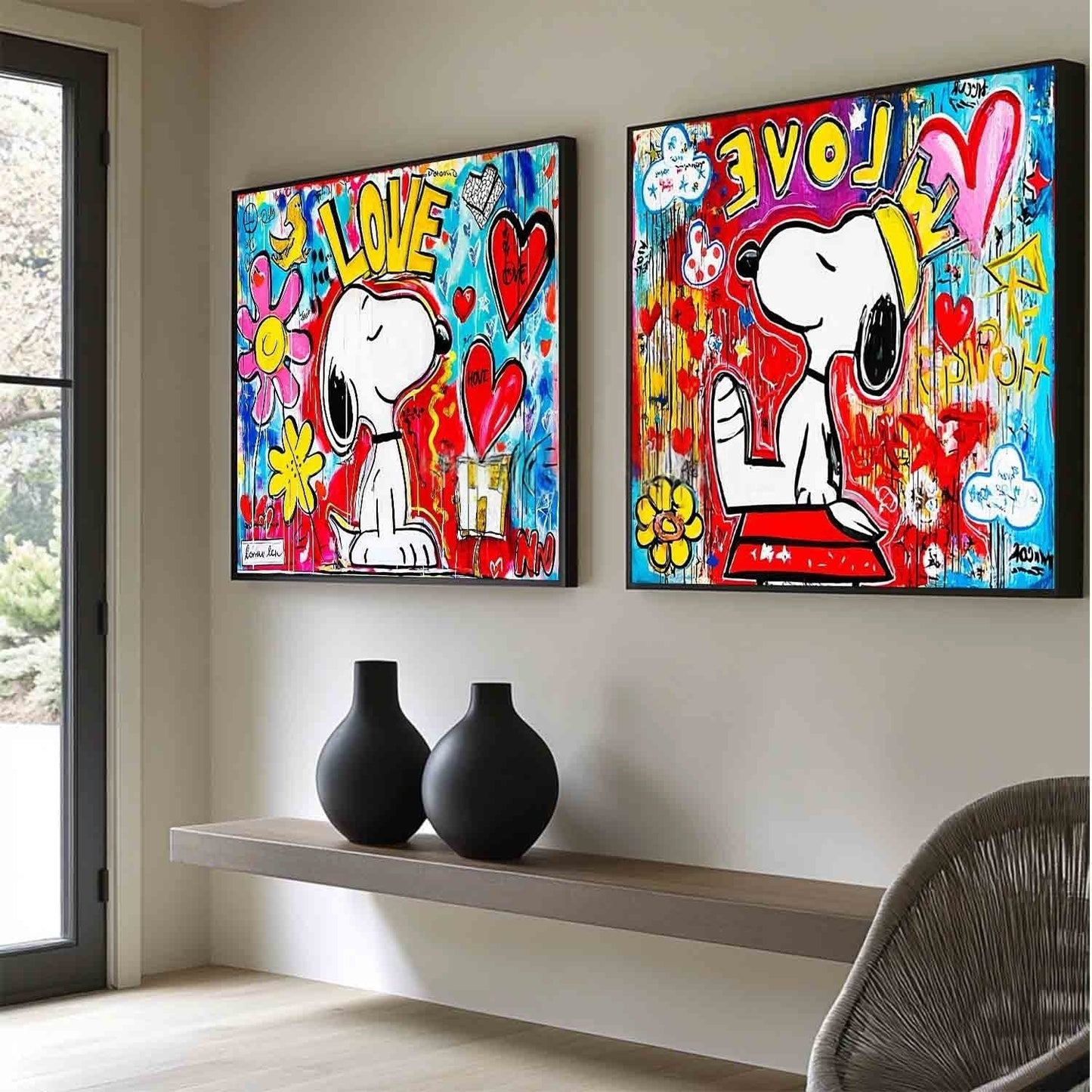 Snoopy Maleri i Lærred