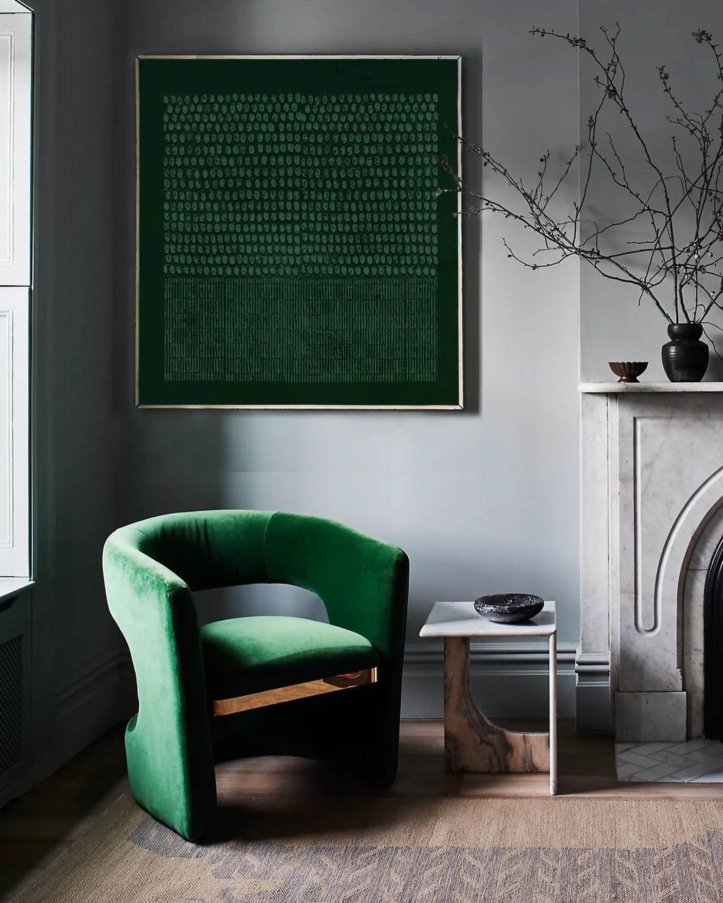Minimalistisk Plakat i Lærred