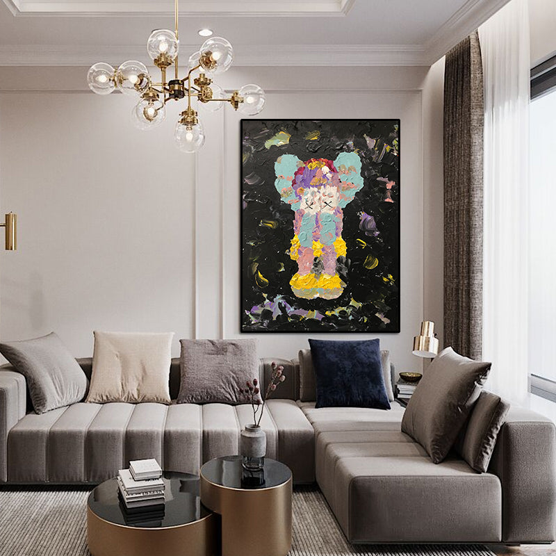 Kaws Maleri i Akryl på Lærred