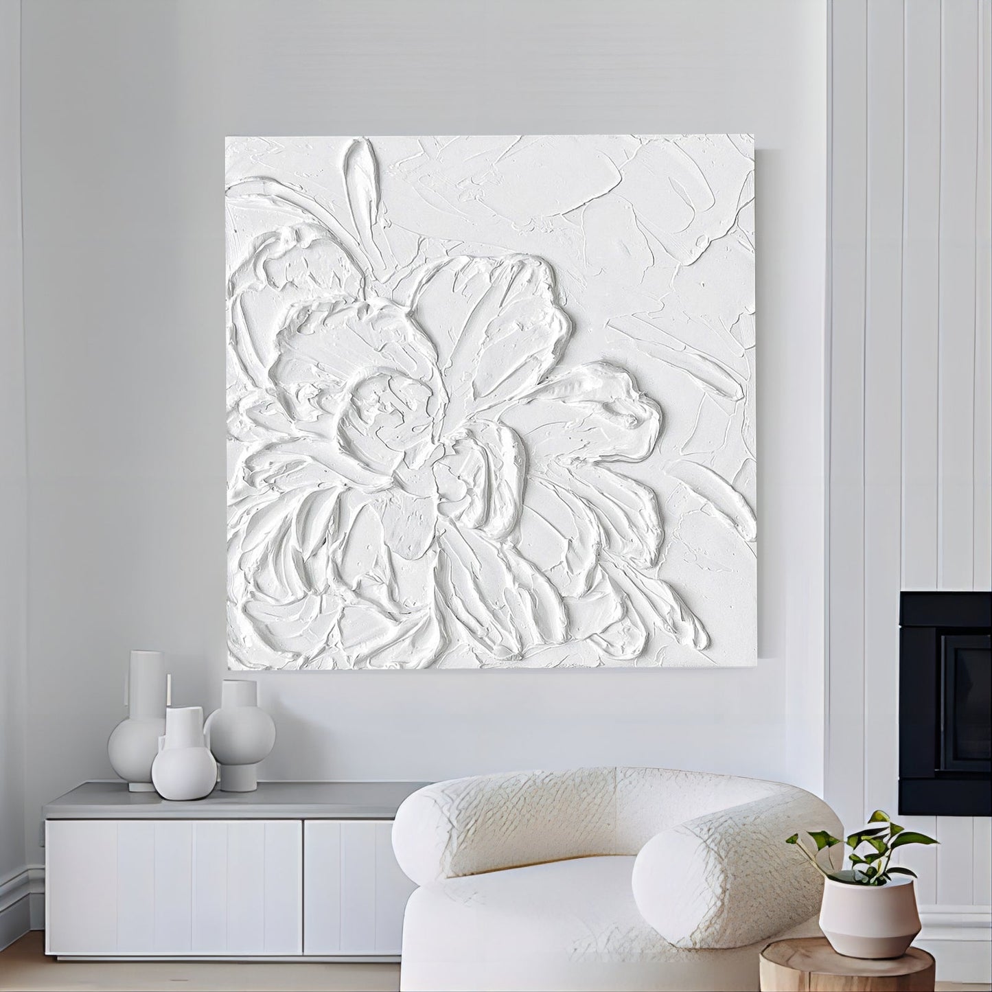 3D Maleri i Acryl på Lærred