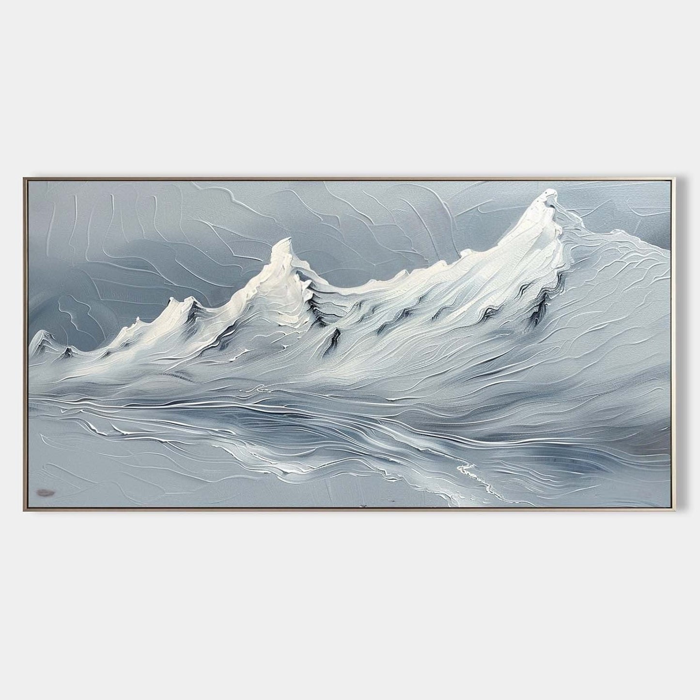 Vægkunst Maleri i Impasto Teknik
