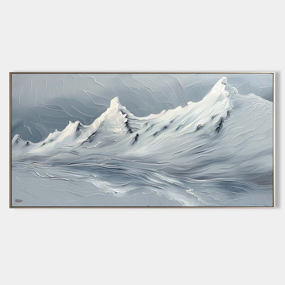 Vægkunst Maleri i Impasto Teknik