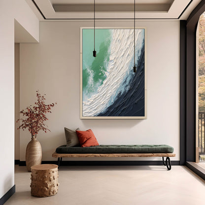 Ocean Wave Maleri i Oliefarve