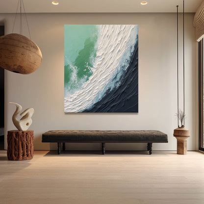 Ocean Wave Maleri i Oliefarve
