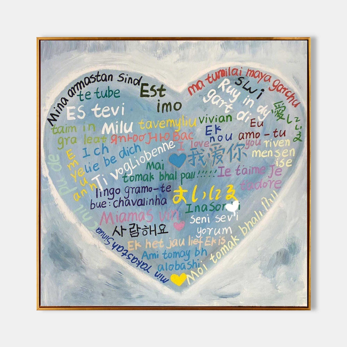 Vægkunst Plakat i Lærred