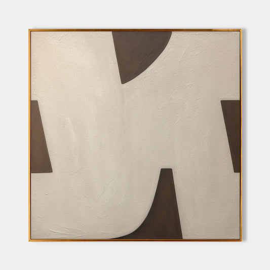 Minimalistisk Kunsttryk i Lærred