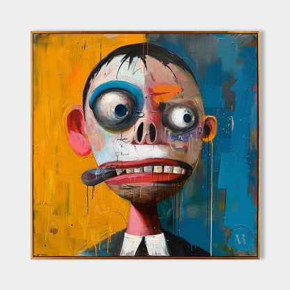 Expressionistisk Maleri i Oliefarve