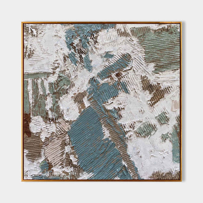 Textureret Vægkunst i Lærred