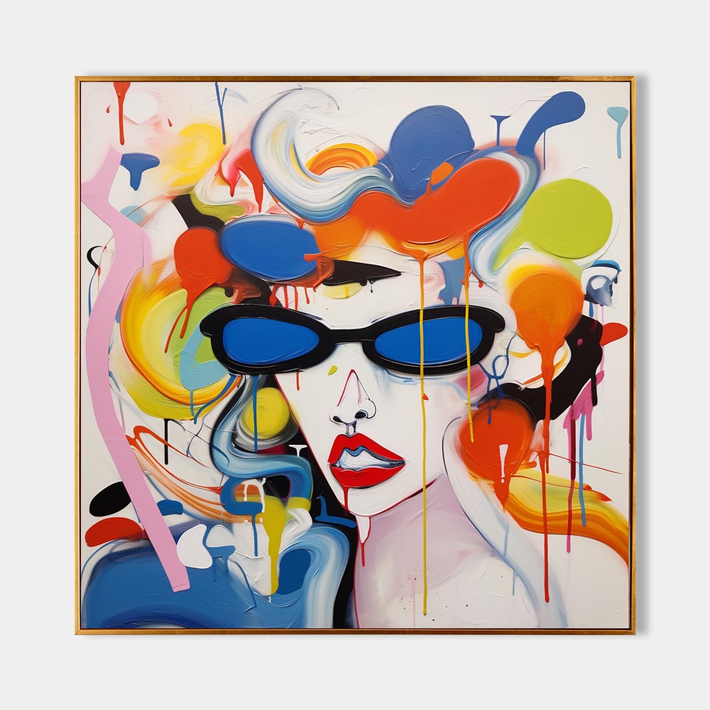 Pop Art Maleri i Akryl