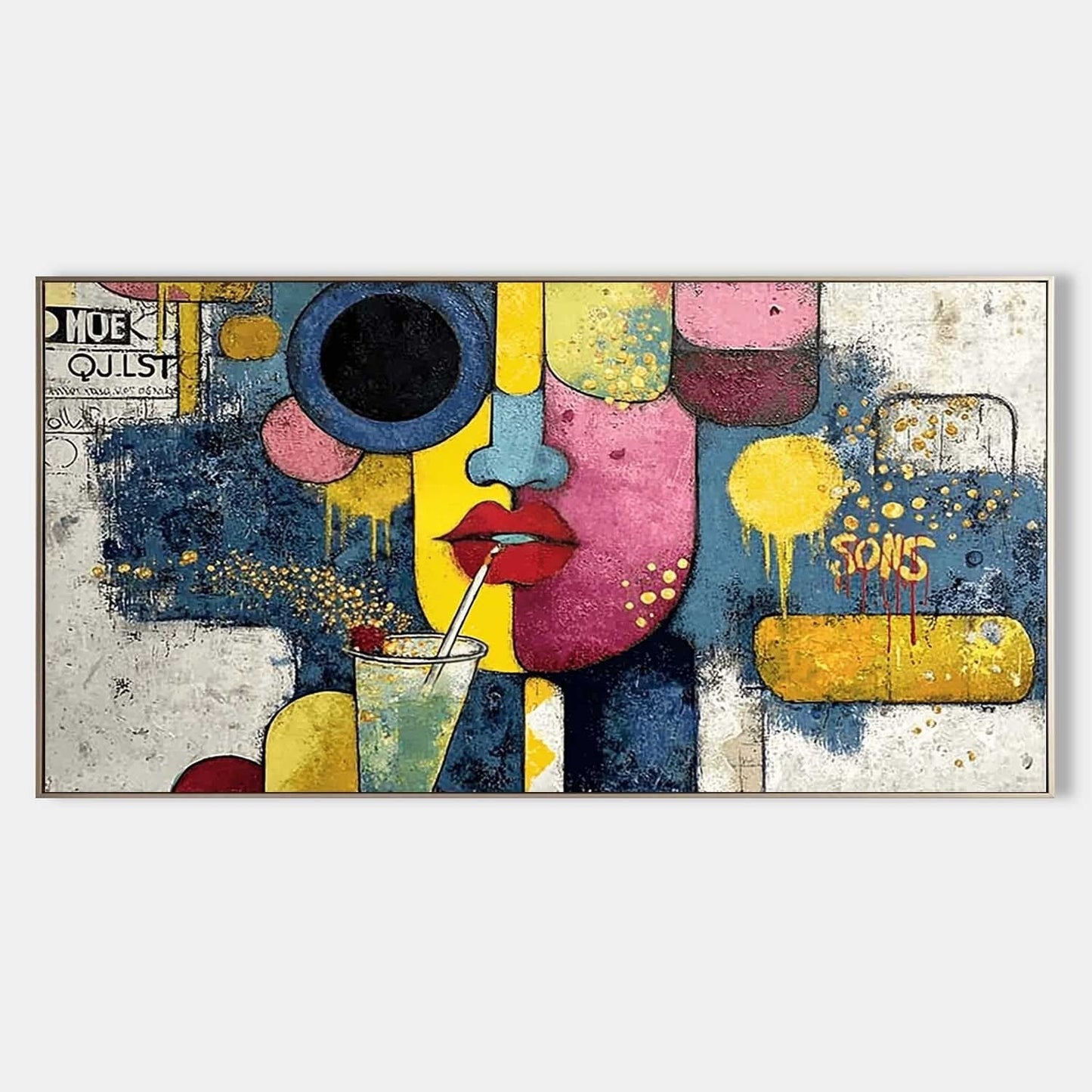 Pop Art Plakat i Lærred