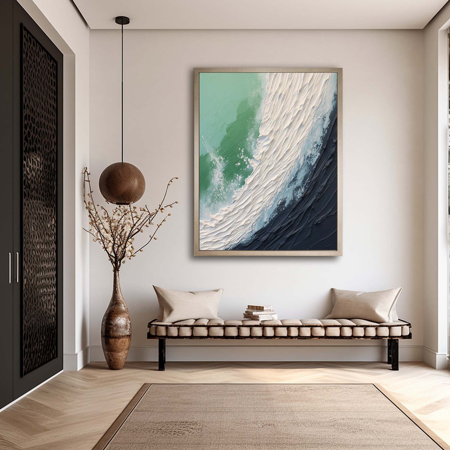 Ocean Wave Maleri i Oliefarve