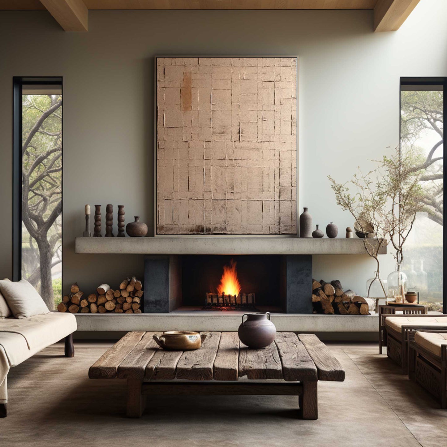 Wabi-Sabi Maleri i Akryl