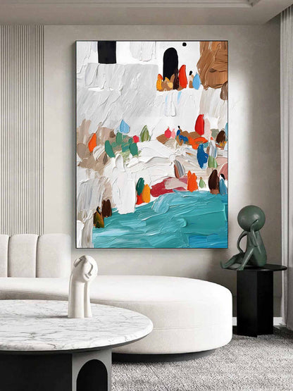 Mediterranean Maleri i Impasto Teknik