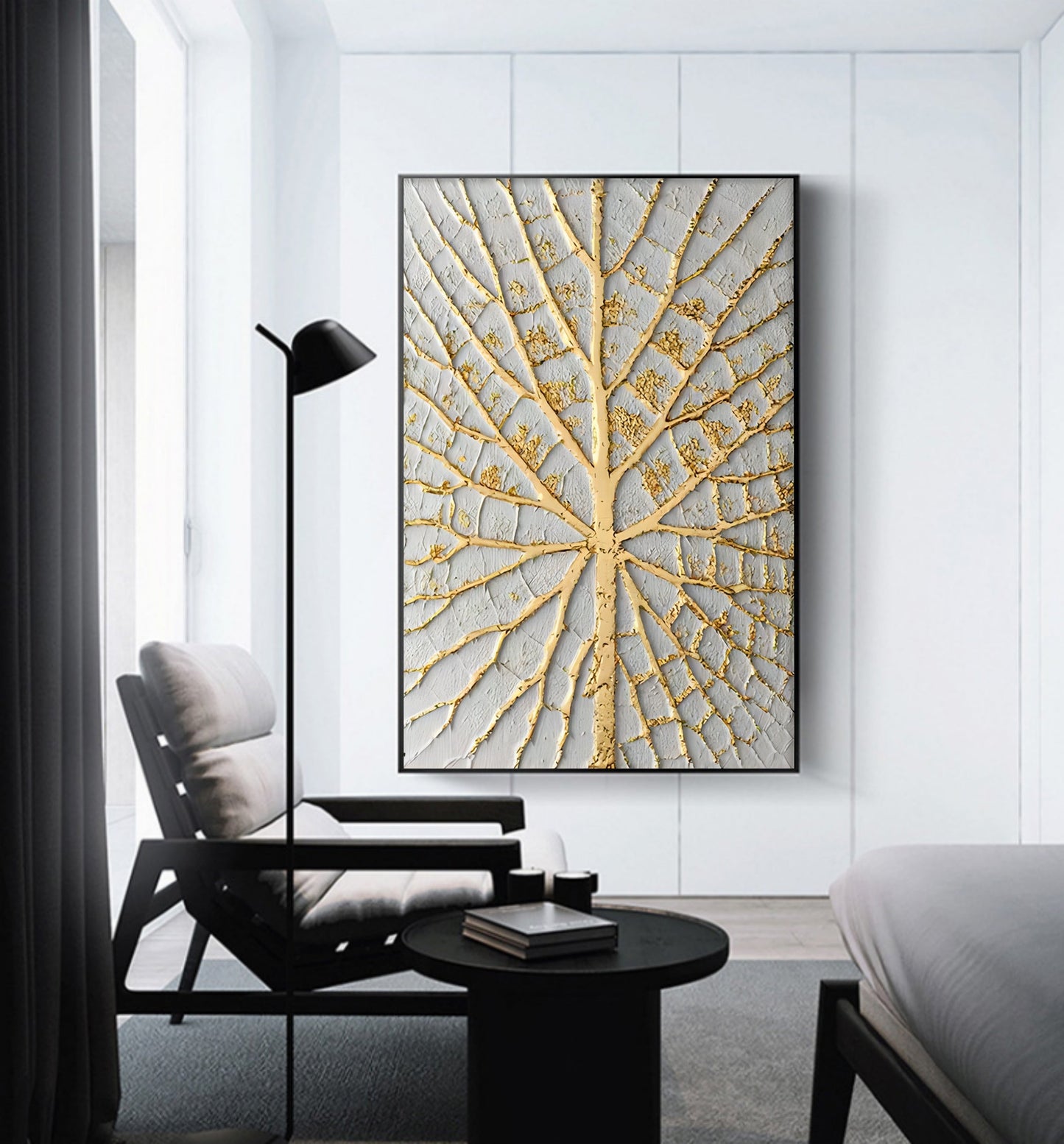 Kintsugi Vægkunst i Træ