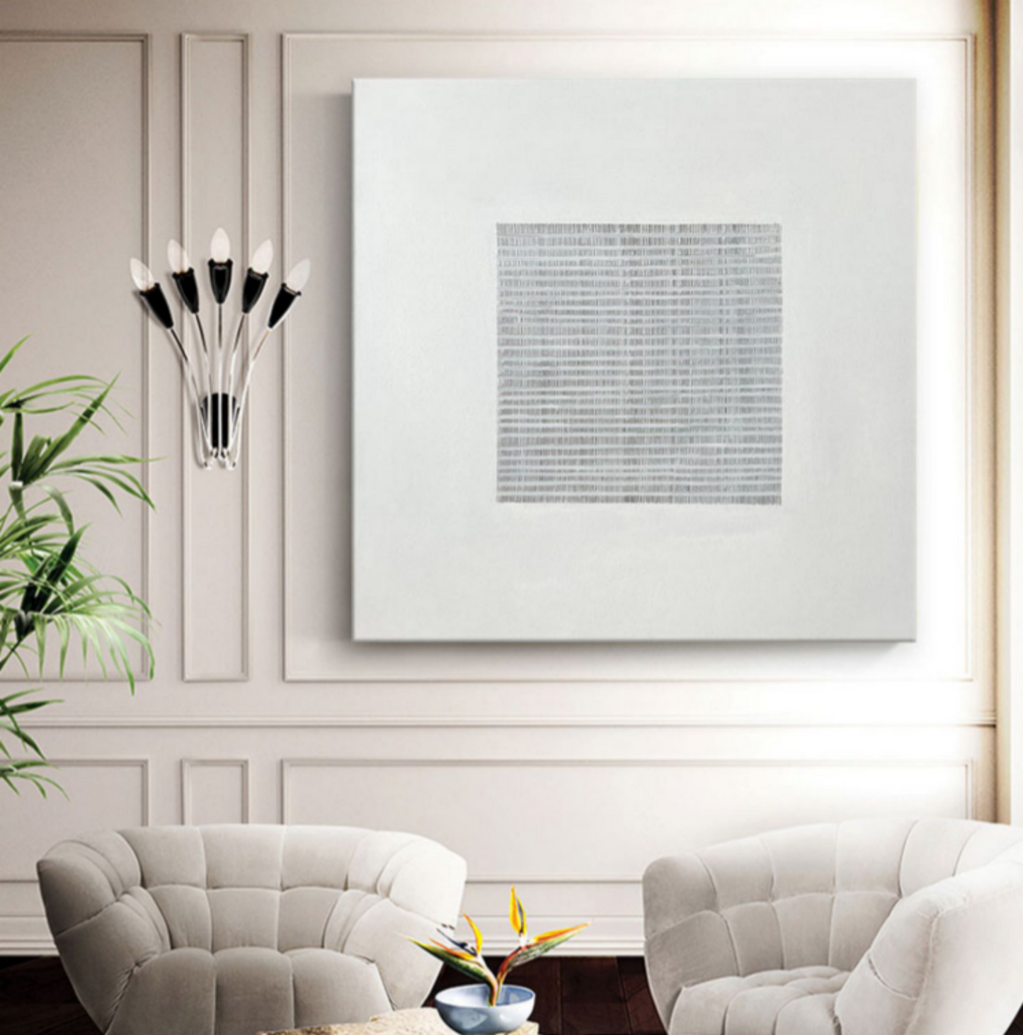 Vægkunst Plakat i Abstrakt Oliefarve
