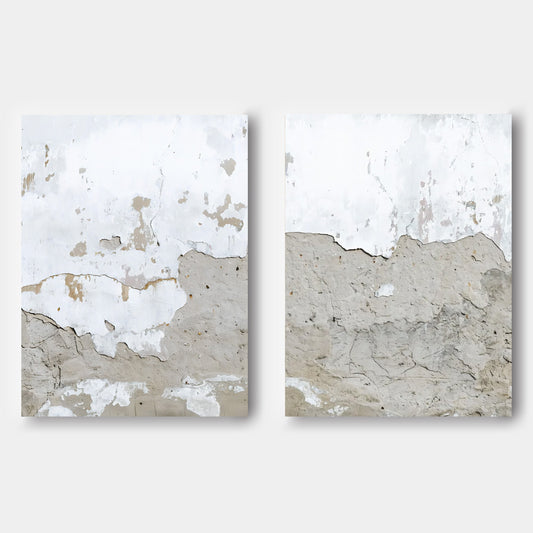Wabi-Sabi Vægmaleri i Lærred