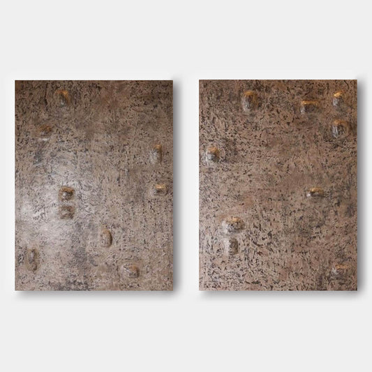 Vægkunst Diptyk i Akryl