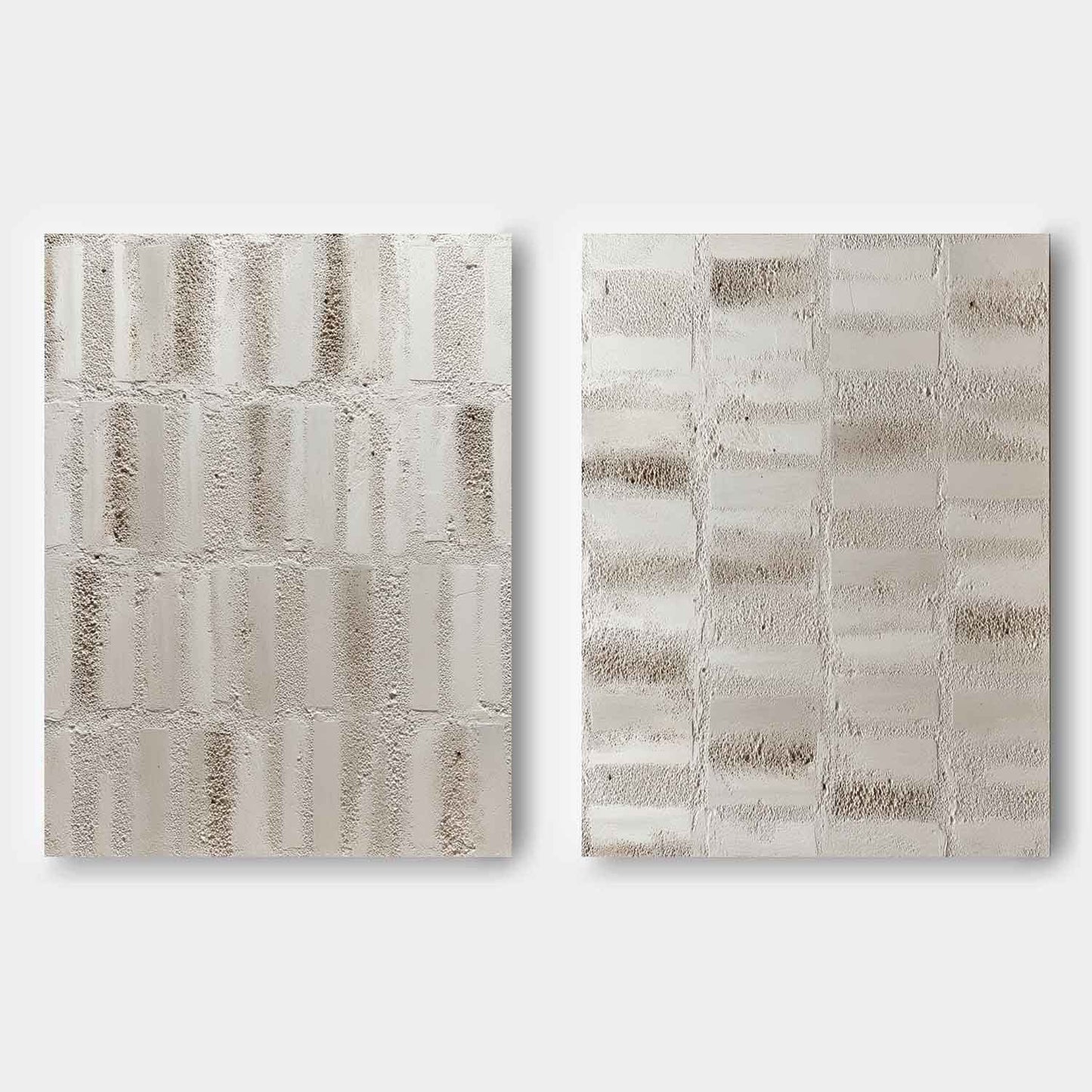 Vægkunst Diptyk i Lærred