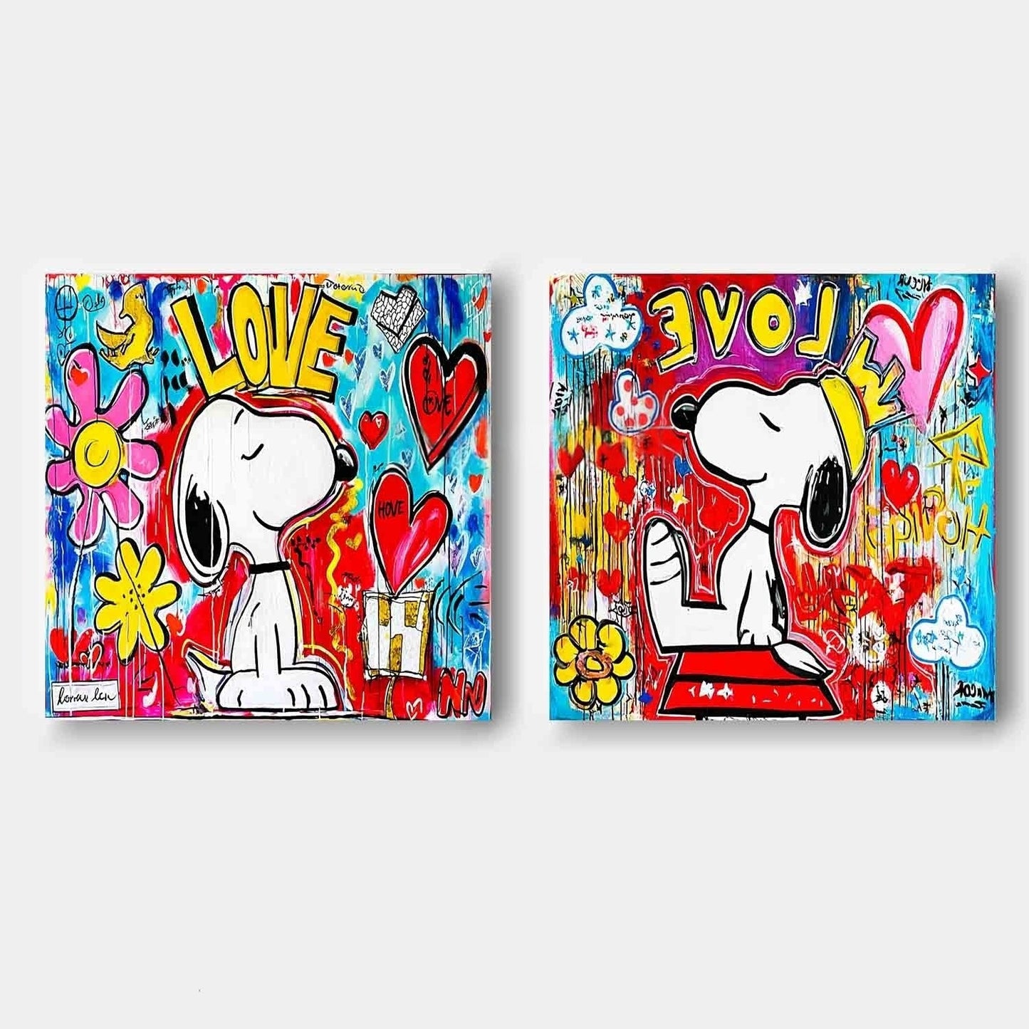 Snoopy Maleri i Lærred