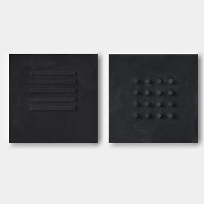 Minimalistisk Maleri i Lærred