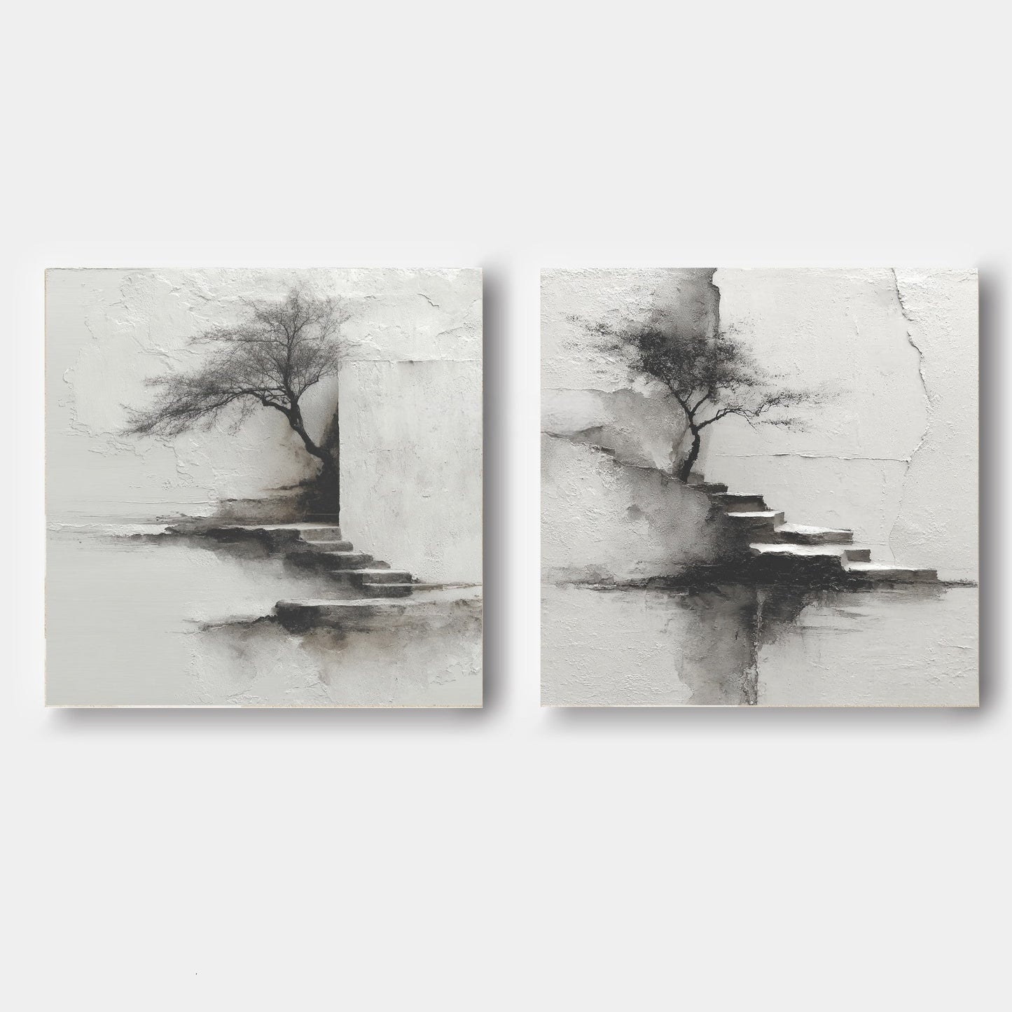 Wabi-Sabi Maleri i Træ