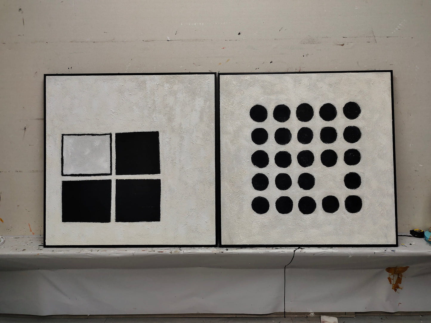Minimalistisk Vægkunst i Lærred
