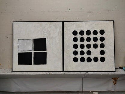 Minimalistisk Vægkunst i Lærred