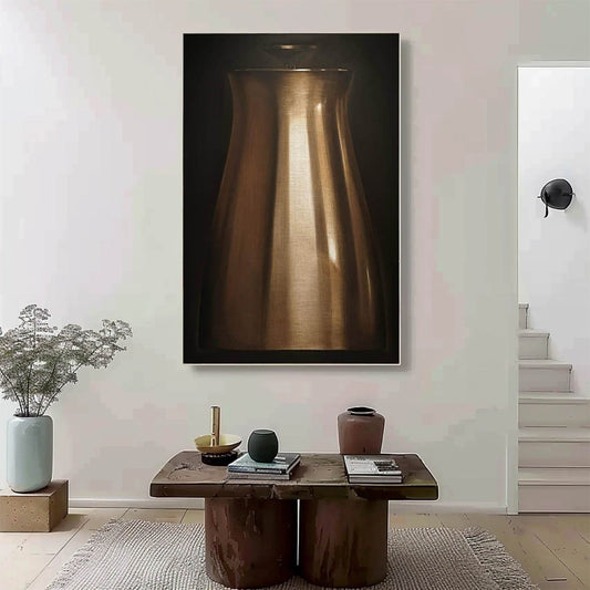 Vægkunst Vase i Metal