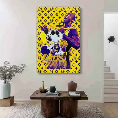 Vægkunst Plakat i Lærred