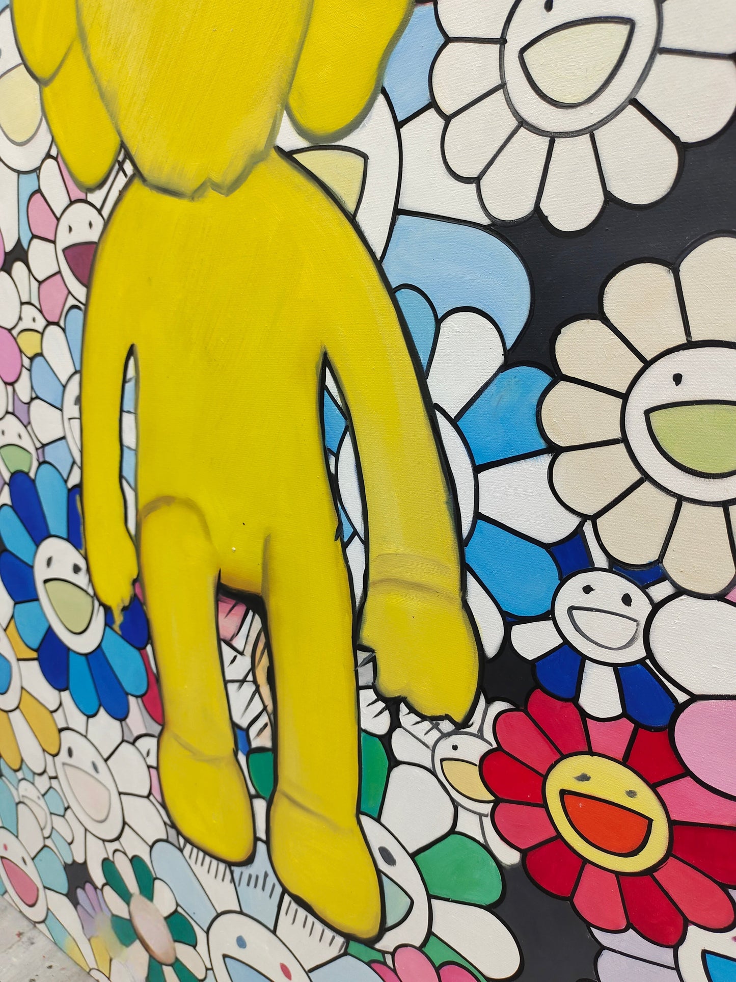 Bearbrick Pop Art Maleri i Lærred