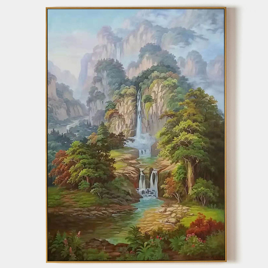 Vægkunst Maleri i Lærred