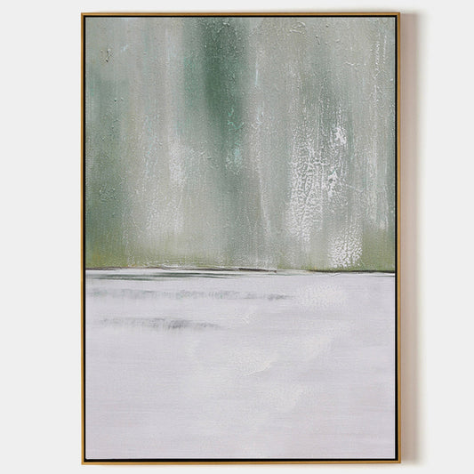 Misty Abstrakt Maleri i Lærred