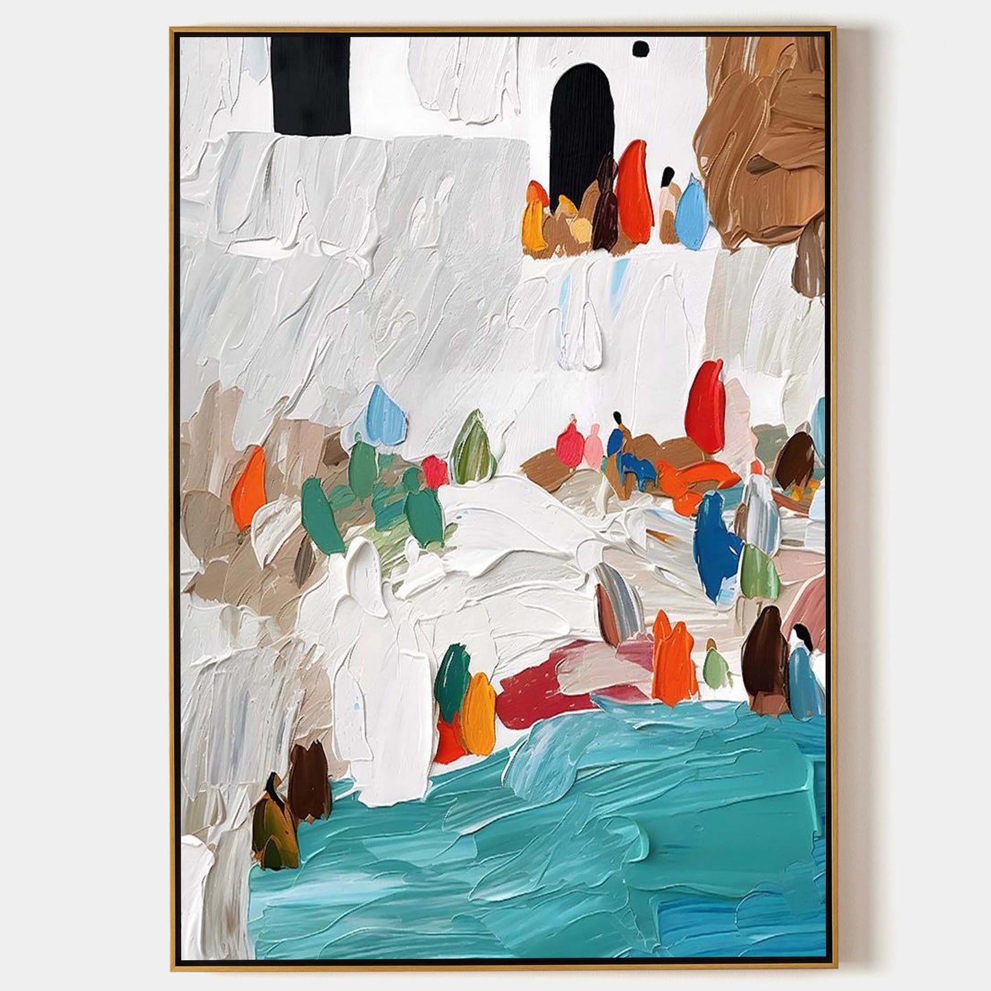 Mediterranean Maleri i Impasto Teknik