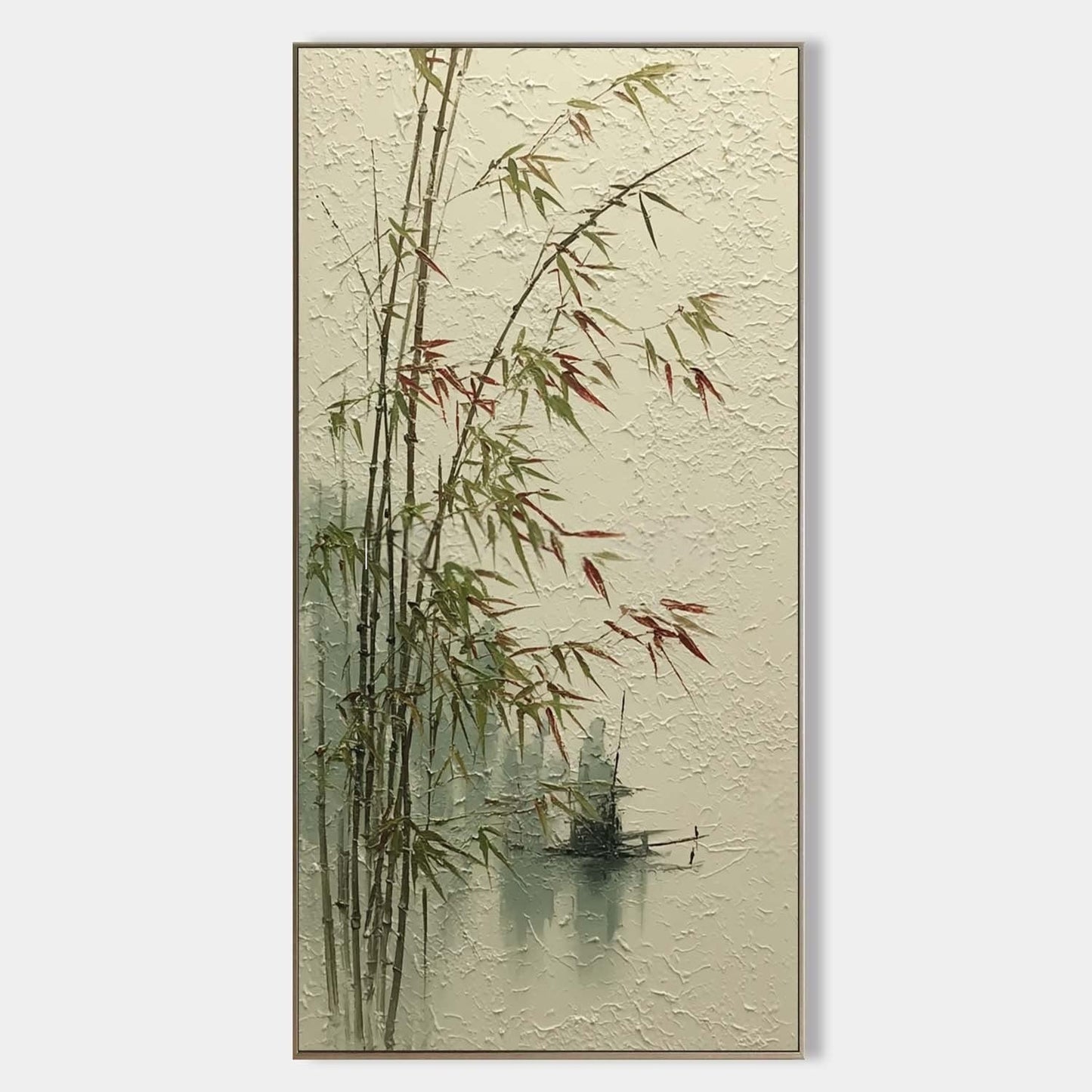 Bamboo Vægkunst i Akryl