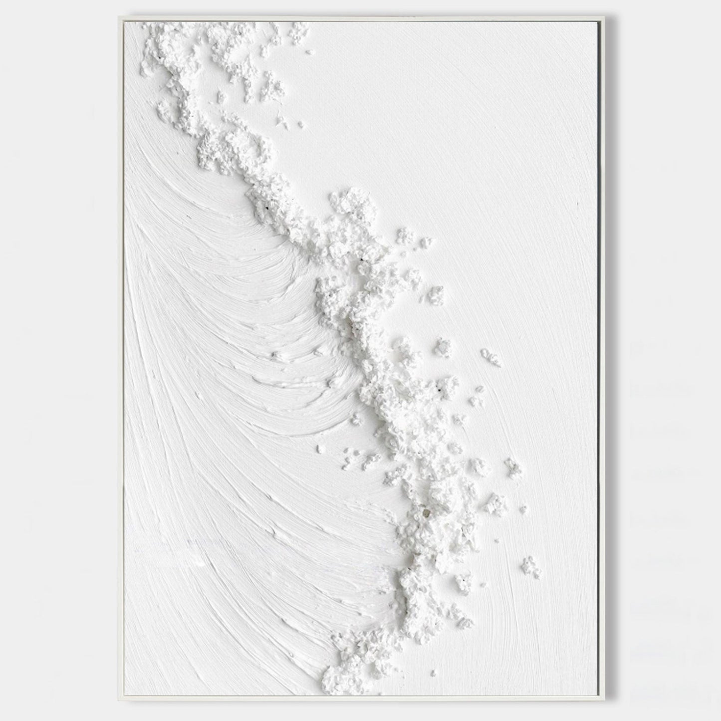 Hvid Vægkunst i Keramik