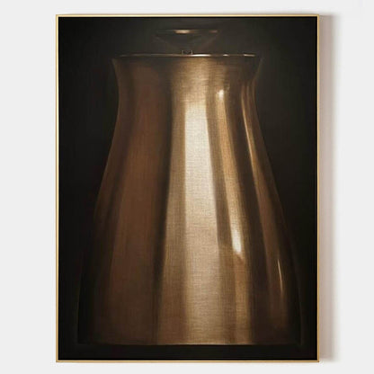 Vægkunst Vase i Metal