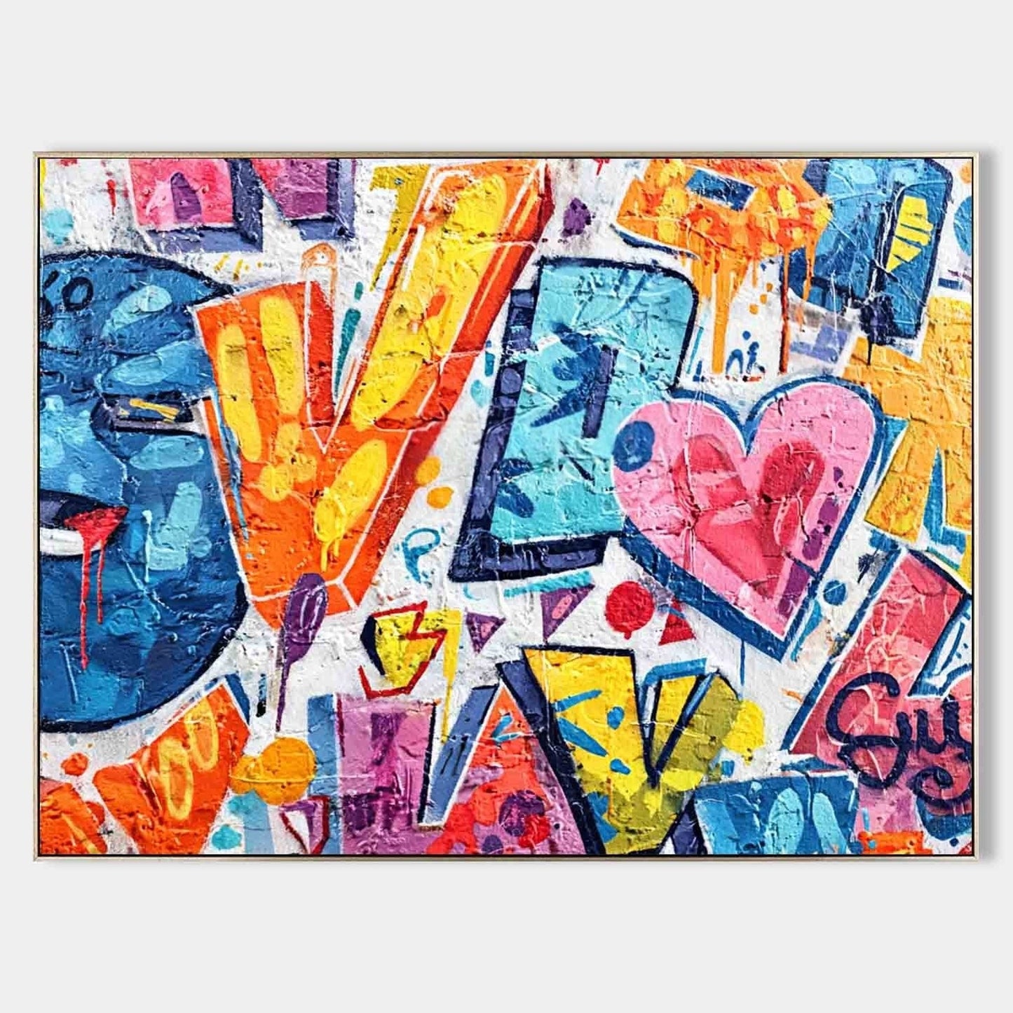 Graffiti Vægkunst i Akryl