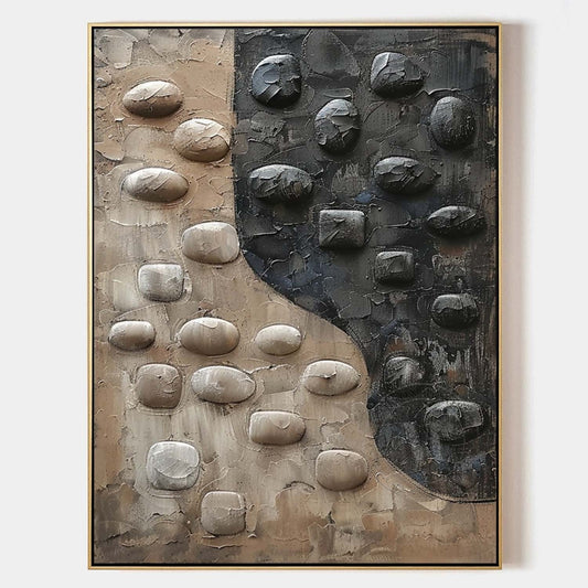 Wabi-Sabi Vægkunst i Ler