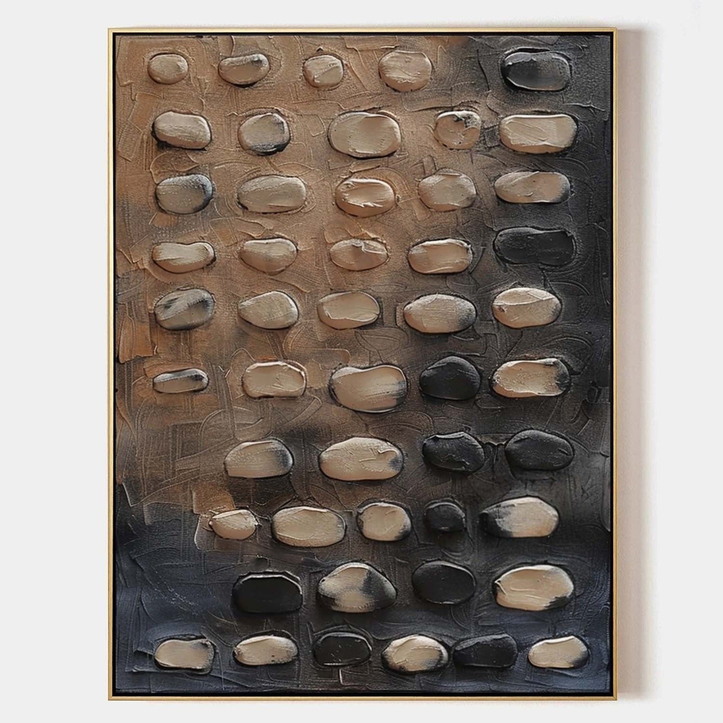 Vægkunst Billede i 3D Pebble Materiale