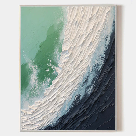 Ocean Wave Maleri i Oliefarve