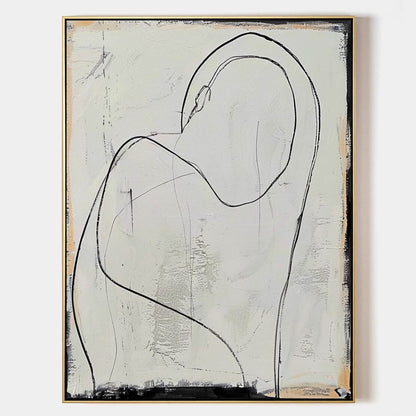 Minimalistisk Vægkunst i Akryl