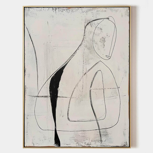 Minimalistisk Vægkunst i Lærred