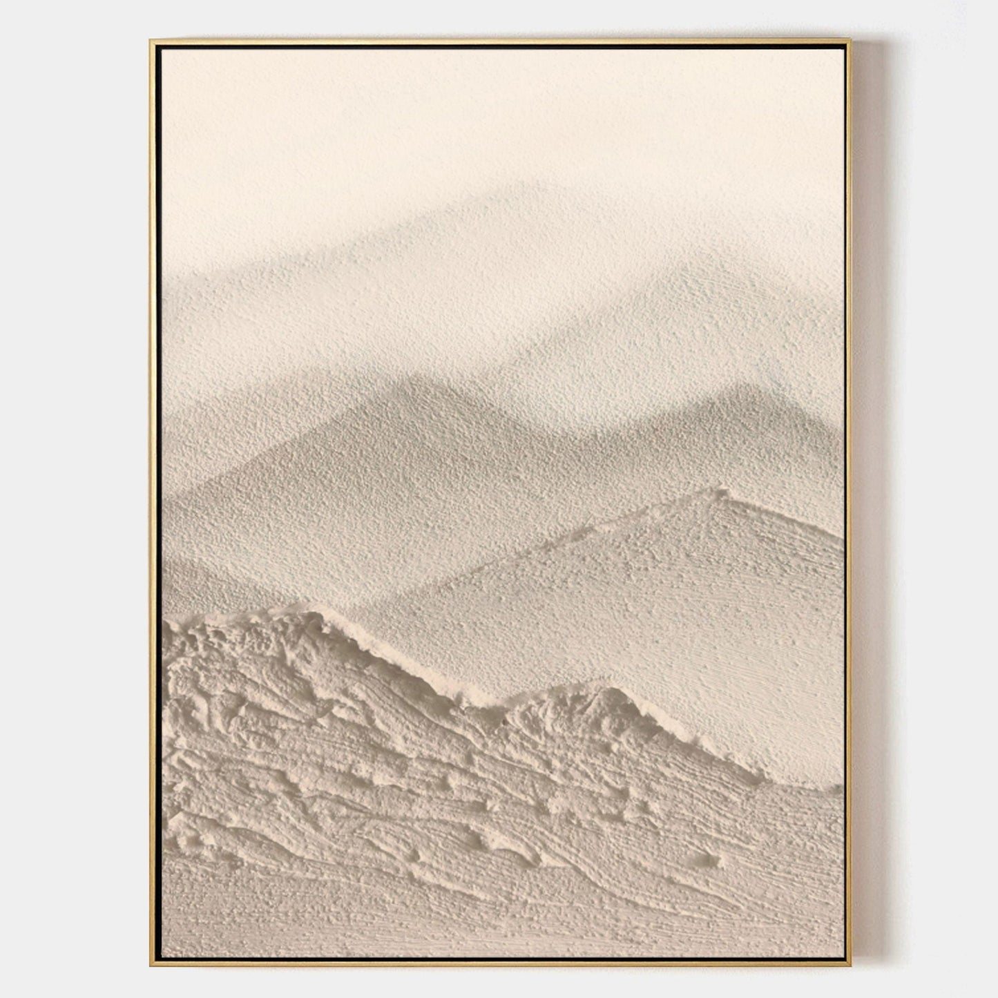 Minimalistisk Vægkunst i Oliefarve