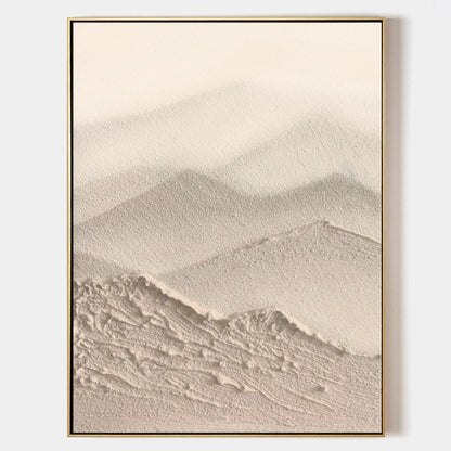 Minimalistisk Vægkunst i Oliefarve