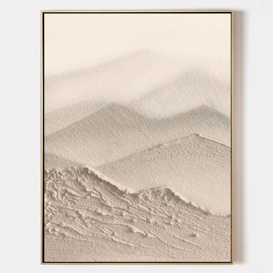 Minimalistisk Vægkunst i Oliefarve