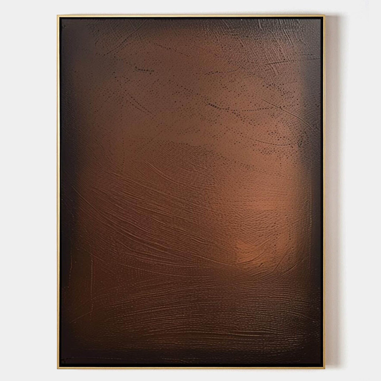 Bronze Vægkunst i Olie på Lærred